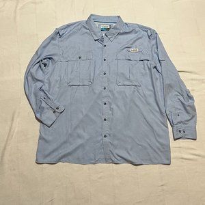 3XL Long-Sleeve Magellan Men's Fishing Shirt!!
